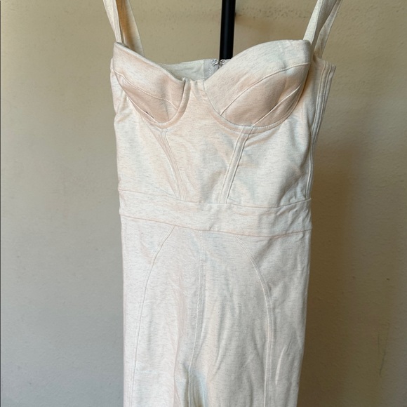 HOUSE OF CB 'Mallen whisper stretch white jersey jumpsuit Soft Loungewear NWOT‎ - Picture 8 of 12